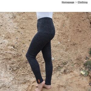 OlgaKnitted Knit warm leggings wool alpaca